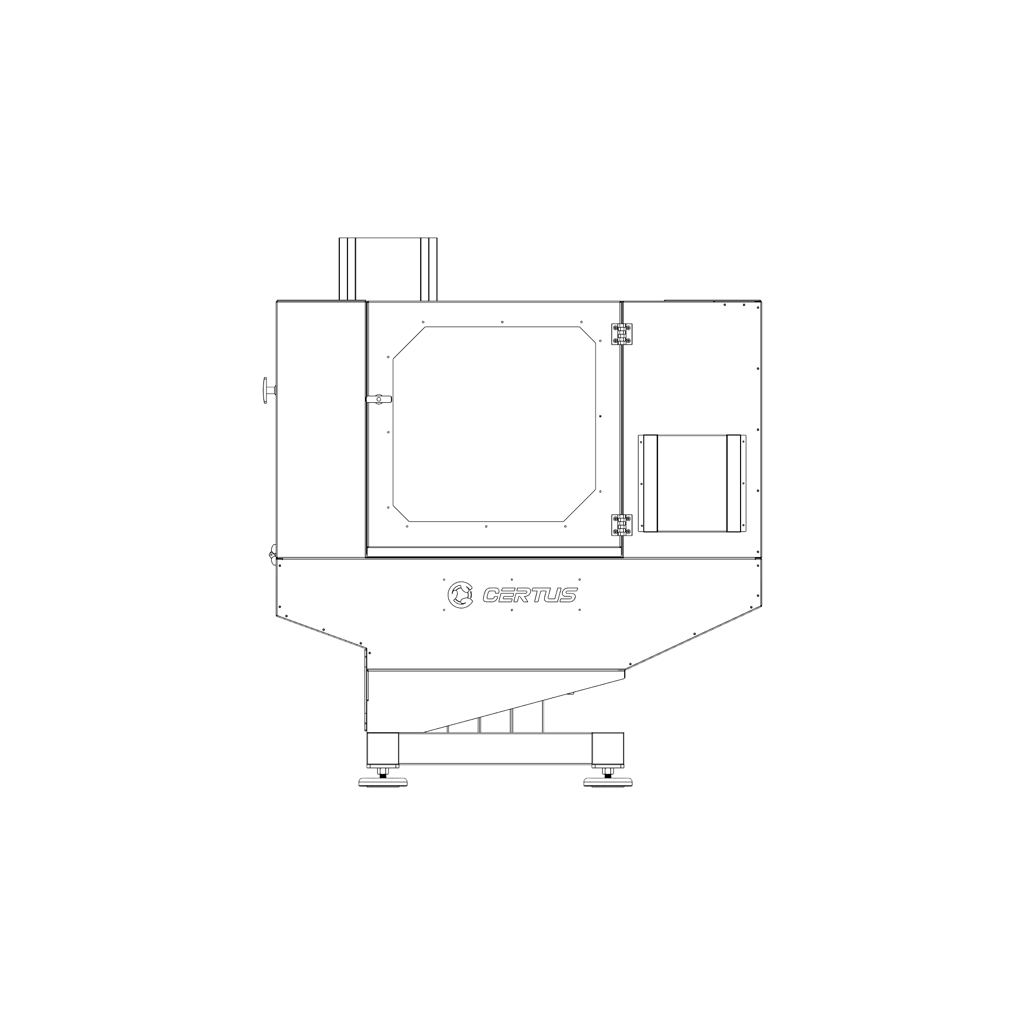 Schemat techniczny frezarki Certus 0815 - widok 5